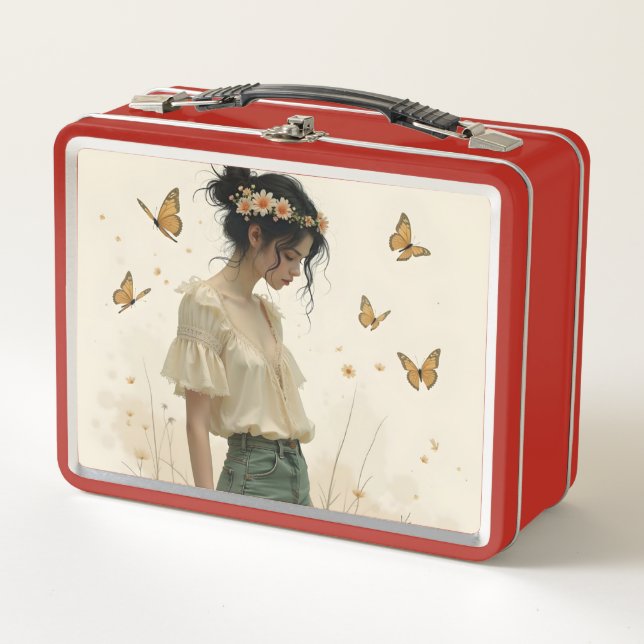 Elegancia suave en una danza de mariposa (Anverso)