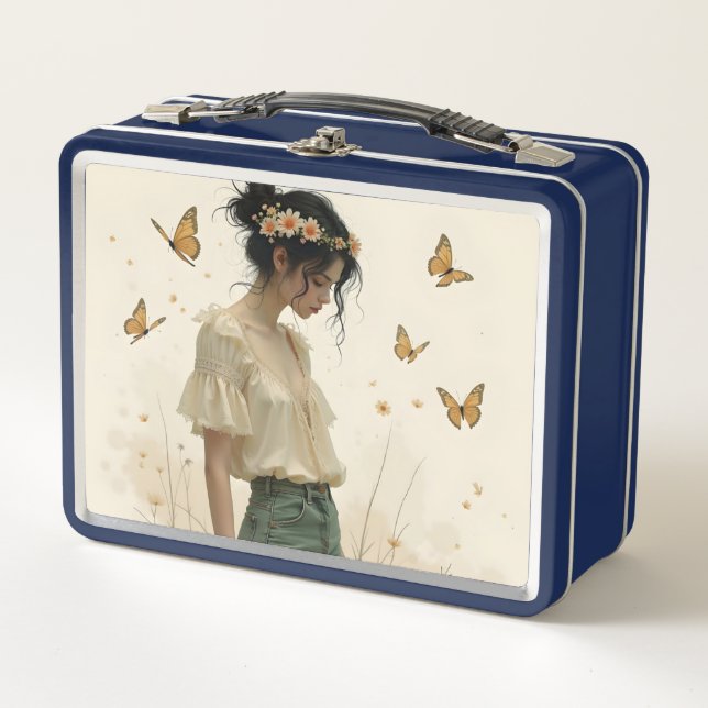 Elegancia suave en una danza de mariposa (Anverso)