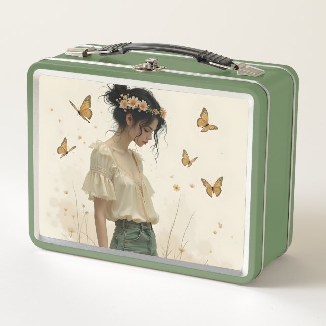 Elegancia suave en una danza de mariposa (Anverso)