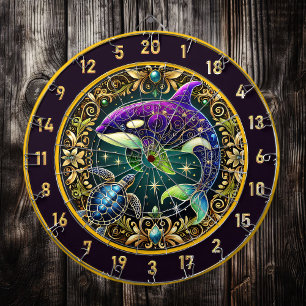 Elegancia submarina Orca Decoración de tablero