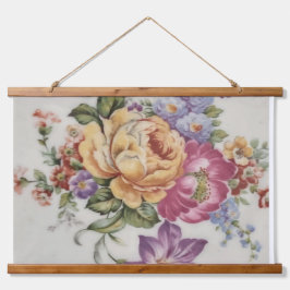 Elegancia: Tapiz de madera de inspiración porcelan