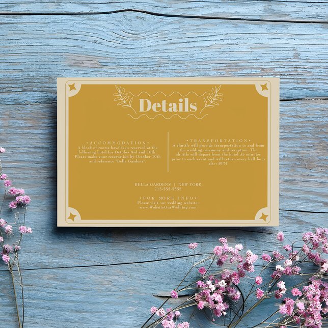 Elegancia Tarjeta de gabinete de detalles de época (Subido por el creador)