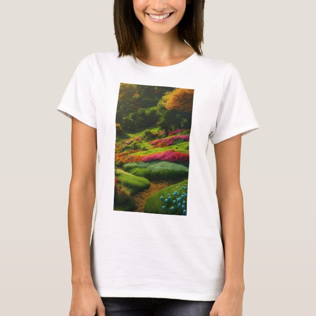 Elegancia terrenal: camisetas de inspiración natur (Anverso)