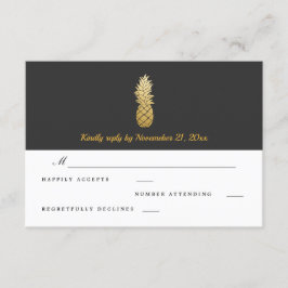 Elegancia tropical | Pineapple Wedding RSVP