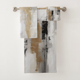 Elegancia urbana: resumen fusión B & W y oro