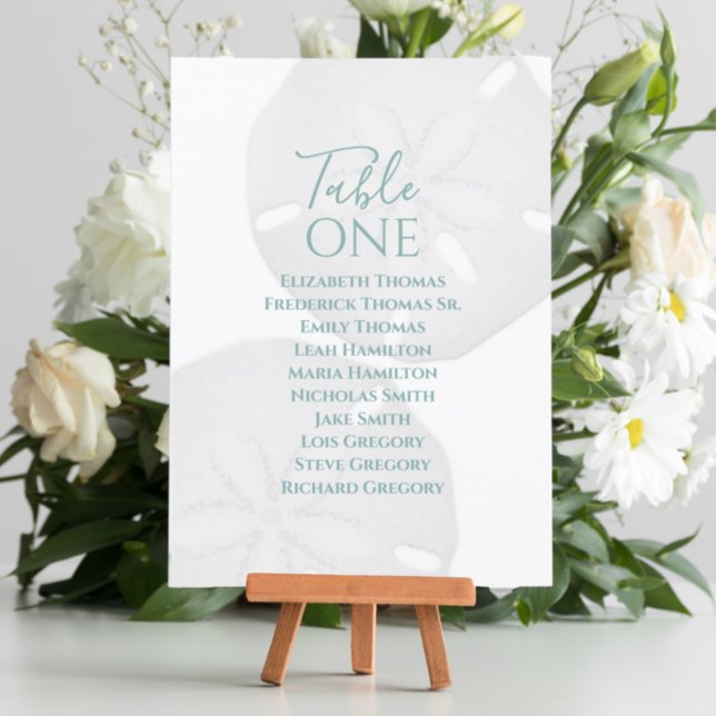 Elegant Beach Turquoise Sand Dollar Wedding  (Subido por el creador)