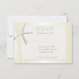 Elegant Beach Wedding RSVP Bayside Starfish