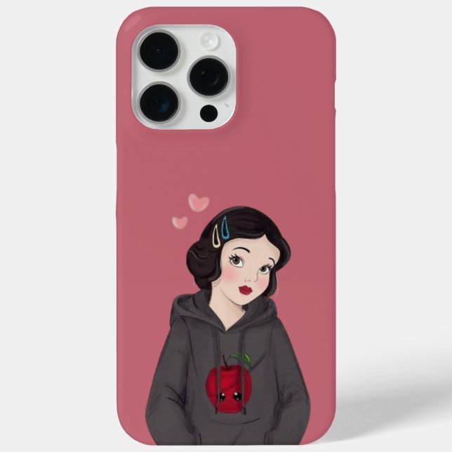 Elegant Blanche Neige iPhone 15 Pro Funda (Reverso )