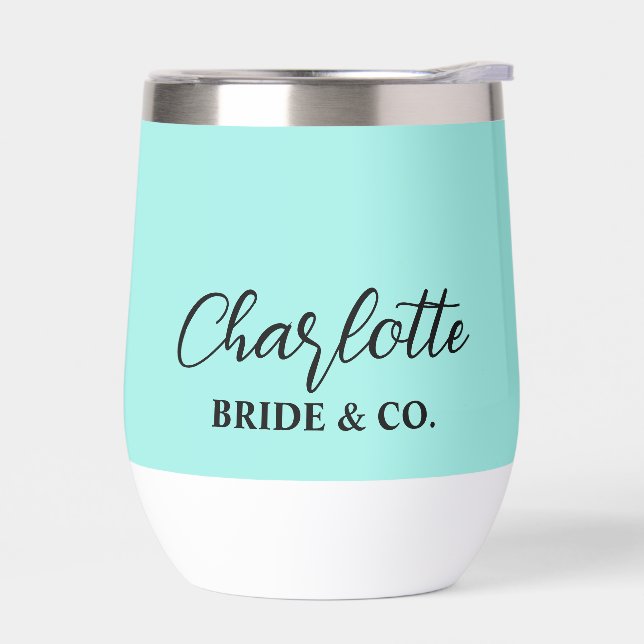 Elegant Bride & Co. Bridal Shower Teal (Izquierdo)