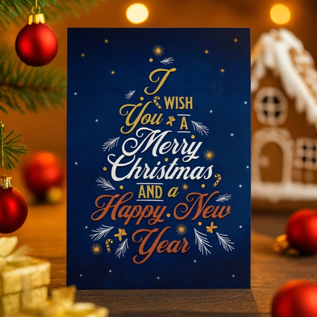 Elegant Christmas & Happy New Year Greeting Card (Subido por el creador)