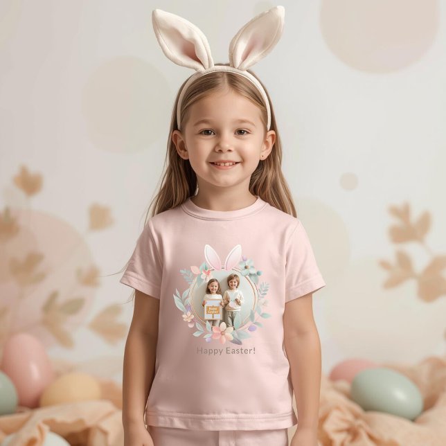 Elegant Easter Bunny Photo Toddler T-Shirt (Subido por el creador)