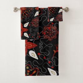 Elegant, festive feel symmetrical floral pattern