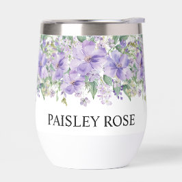 Elegant Floral Purple Bridal Shower