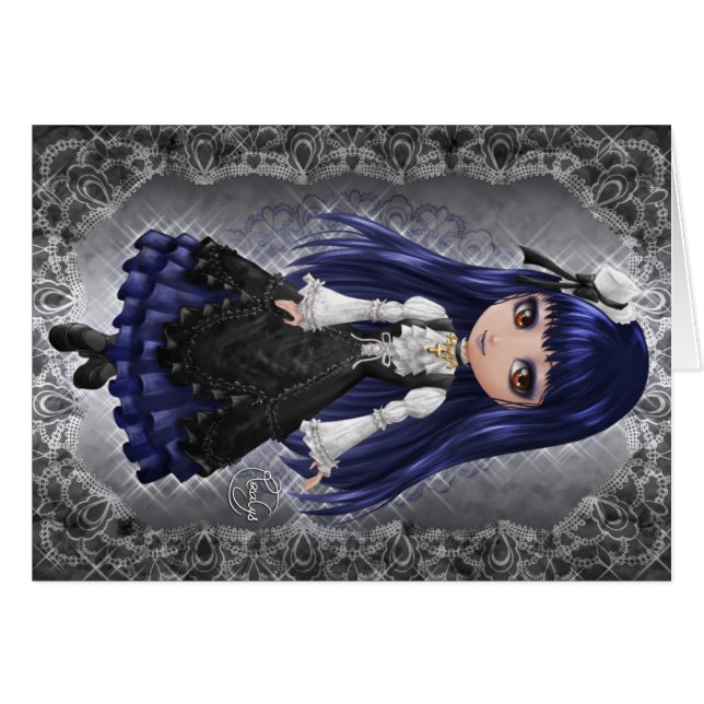 Elegant Gothic Aristocrat (Anverso (Horizontal))
