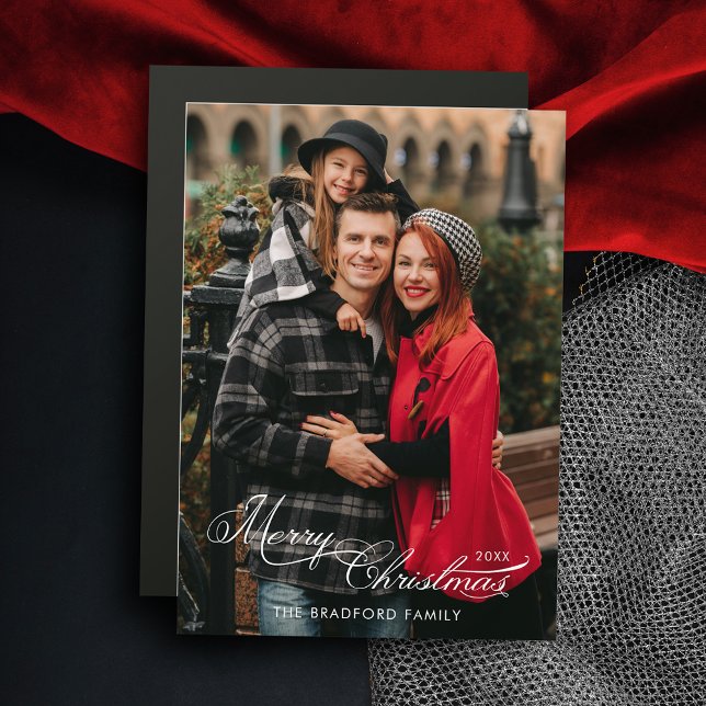 Elegant Merry Christmas Calligraphy 1-Photo (Subido por el creador)