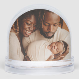 Elegant Merry Christmas Family Photo