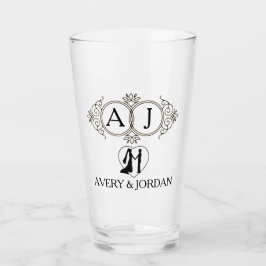 Elegant Monogram couple initials luxurious style