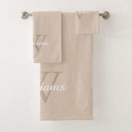 Elegant Monogram Script Name