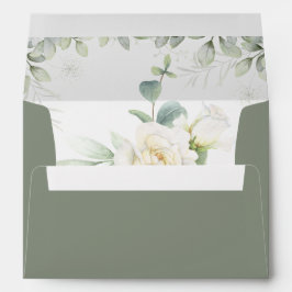 Elegant Sage Green Floral