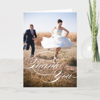ELEGANT SCRIPT | TARJETA DE AGRADECIMIENTO DE FOTO