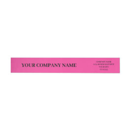 Elegant Simple Stylish Bight Pink Custom Business 