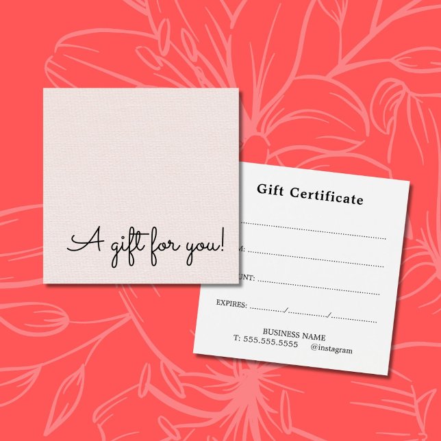 Elegant  Simple Texture Rose Beauty Salon (Subido por el creador)