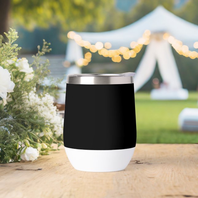 Elegant Solid Black (Boda)