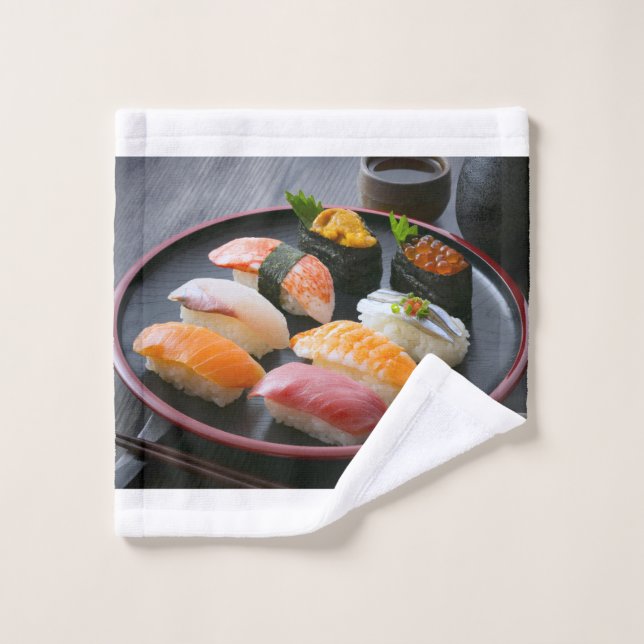 Elegant Sushi Dining Towel Set – Tasteful Japan (Toallita)