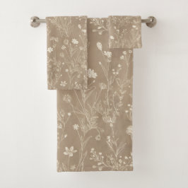 Elegant Taupe Brown Botanicals