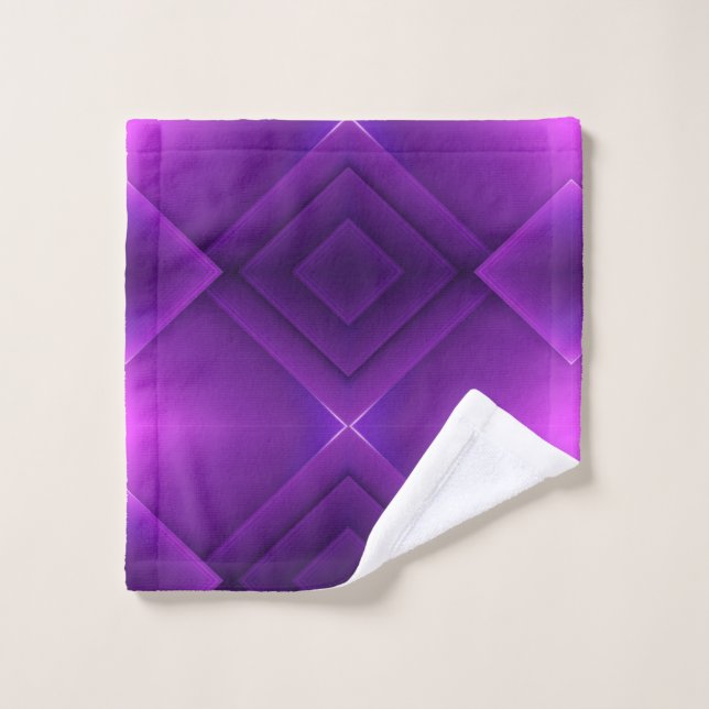 Elegant towel and washcloth set with a vibrant  (Toallita)