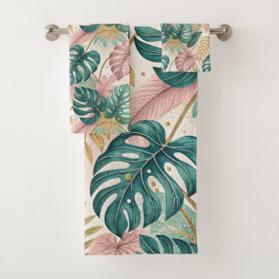 Elegant Tropical Monsteras Boho