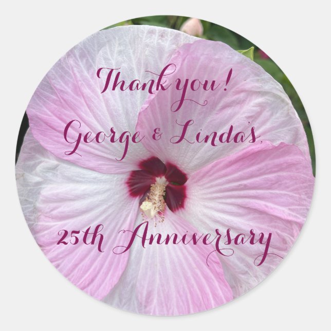 Elegante, 25º aniversario, Pegatina clásico (Anverso)