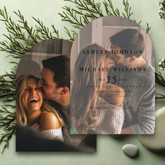 Elegante 2 Invitación a la Boda por Superposición  (Subido por el creador)