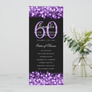 Elegante 60.º Programa de Fiesta de Cumpleaños Men