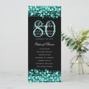 Elegante 80.º Programa de Fiesta de Cumpleaños Tur