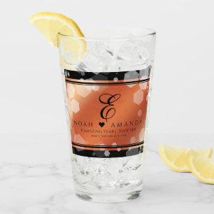 Elegante 8.º aniversario del Boda de bronce