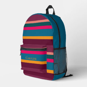 Elegante a rayas de color Imprimir Cortar bolsa de