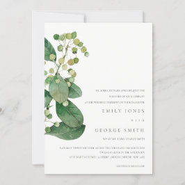 ELEGANTE ABANDONA LA INVITACIÓN DE BODA VERDE FOLI