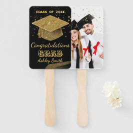 elegante Abanico de mano para graduación