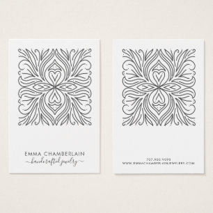 Elegante Abstract Floral Motif
