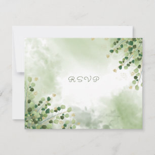 Elegante acuarela deja acentos dorados