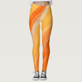 Elegante acuarela Feliz Leggings de Halloween