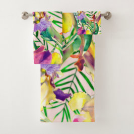 Elegante acuarela floral decorativa llamativa