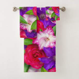 Elegante acuarela floral decorativa llamativa
