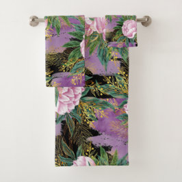 Elegante acuarela floral decorativa llamativa