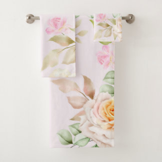 Elegante acuarela floral decorativa llamativa