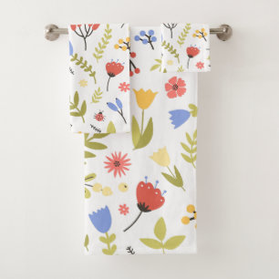 Elegante acuarela floral decorativa llamativa