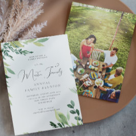 Elegante acuarela Foto de Reunión de la Familia Bo