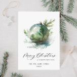 Elegante acuarela Navidad Ornamento de bienvenida<br><div class="desc">No dudes en contactarme si necesitas ayuda o un nuevo artículo. Respondo pronto.</div>