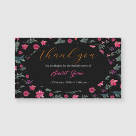 Elegante acuarela polvorienta ducha de novia flora